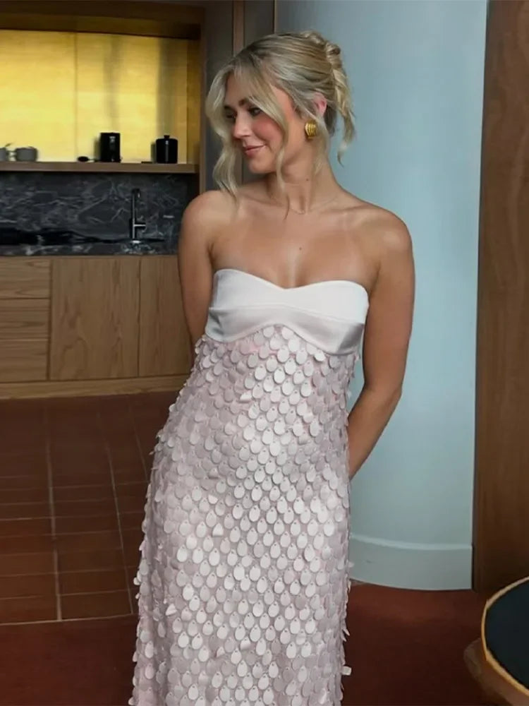 שמלת סטרפלס-קים