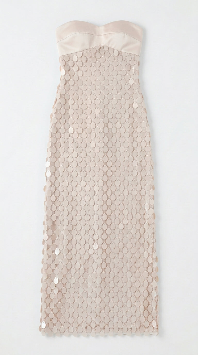 שמלת סטרפלס-קים